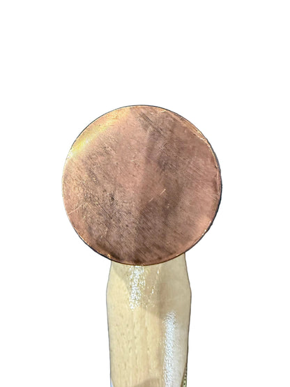 Copper and Hide Hammer