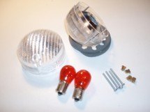 Clear front flasher lens kit