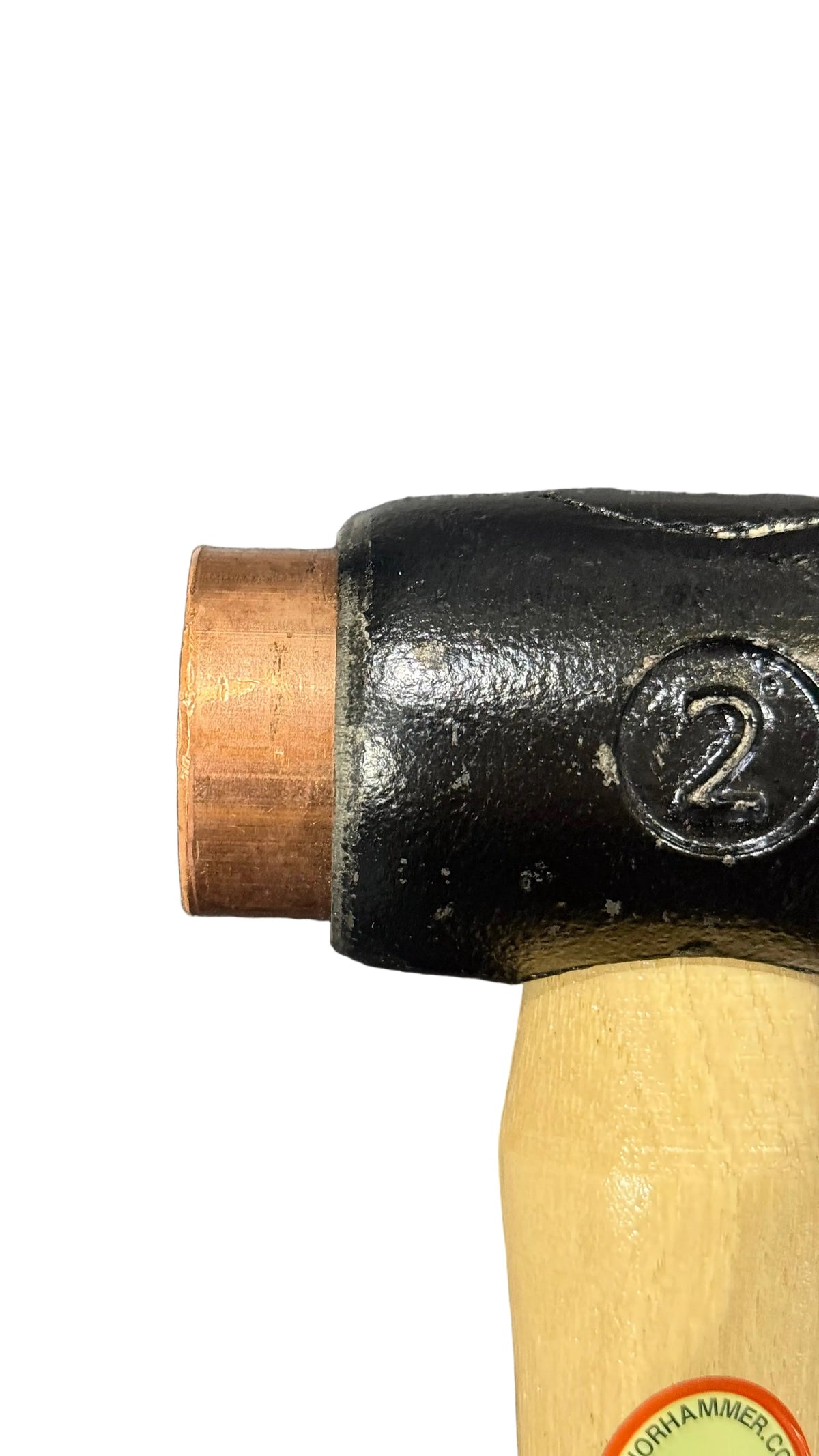 Copper and Hide Hammer