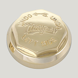 Morgan centre nut Brass, left