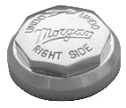 Morgan chrome centre wheel nut- Right