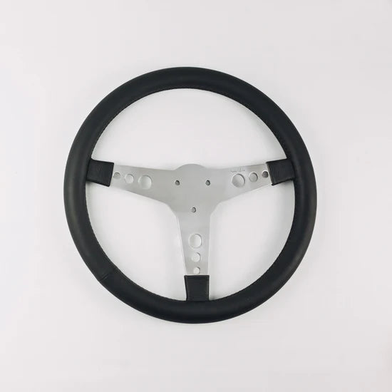 Morgan 3-Wheeler Leather (3 spoke) Flat, Polished