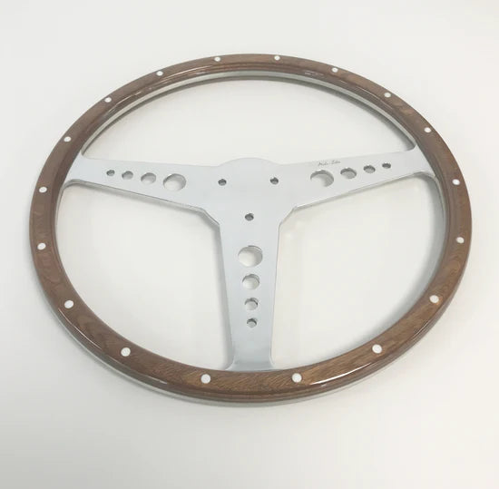 Morgan 3-Wheeler Wood (3-spoke) Flat, Polished
