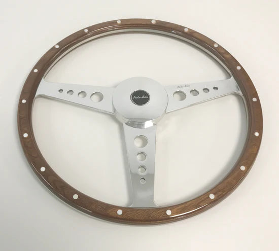 Morgan 3-Wheeler Wood (3-spoke) Flat, Polished