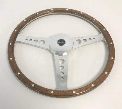 Morgan 3-Wheeler Wood (3-spoke) Flat, Polished