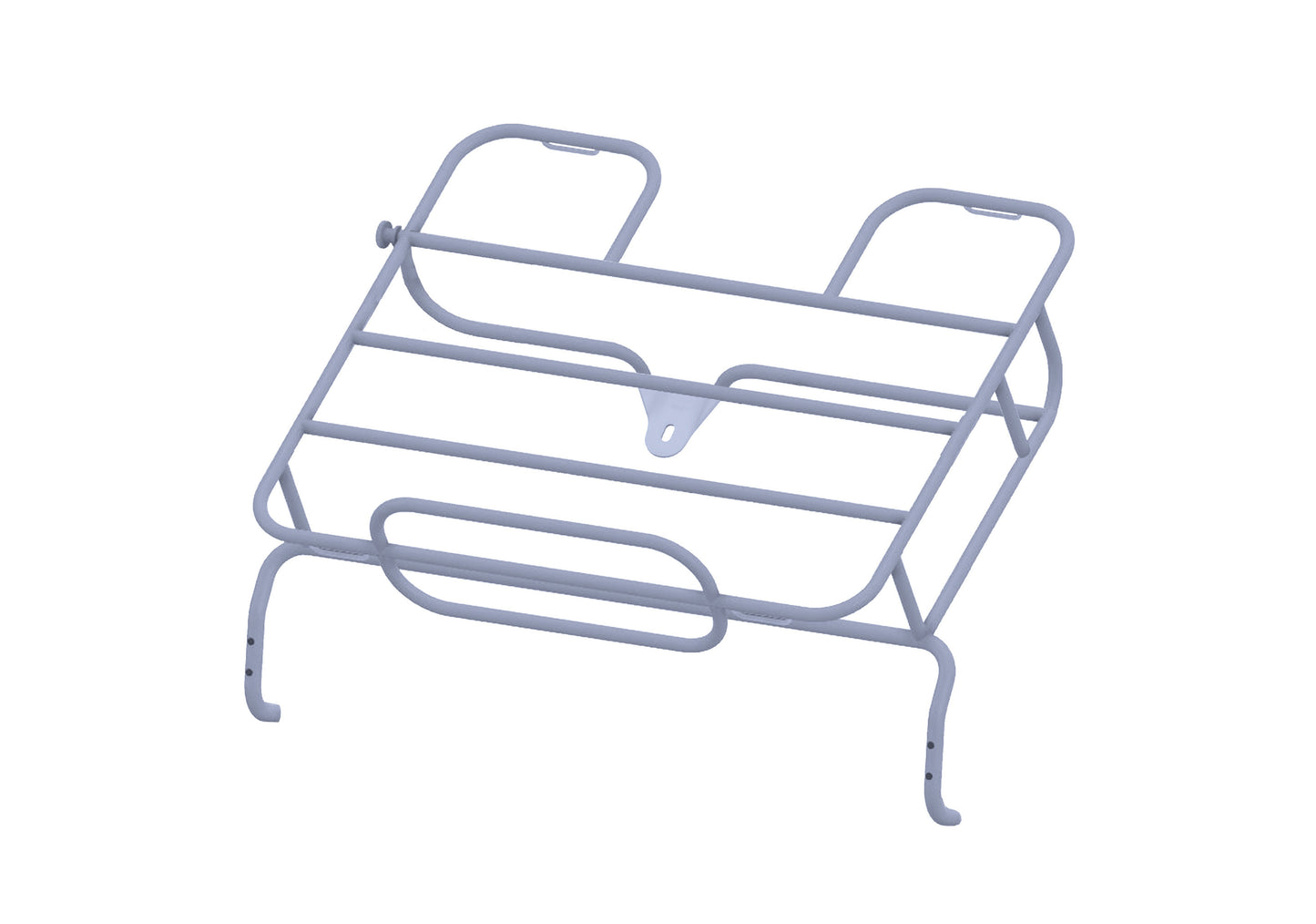 Luggage rack for Plus Four with a spare wheel