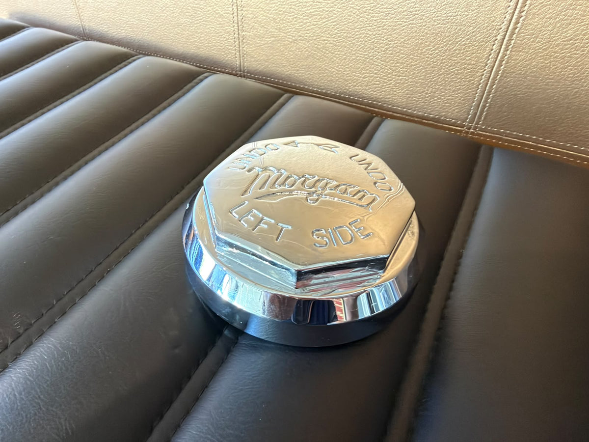 Morgan chrome centre wheel nut- Left