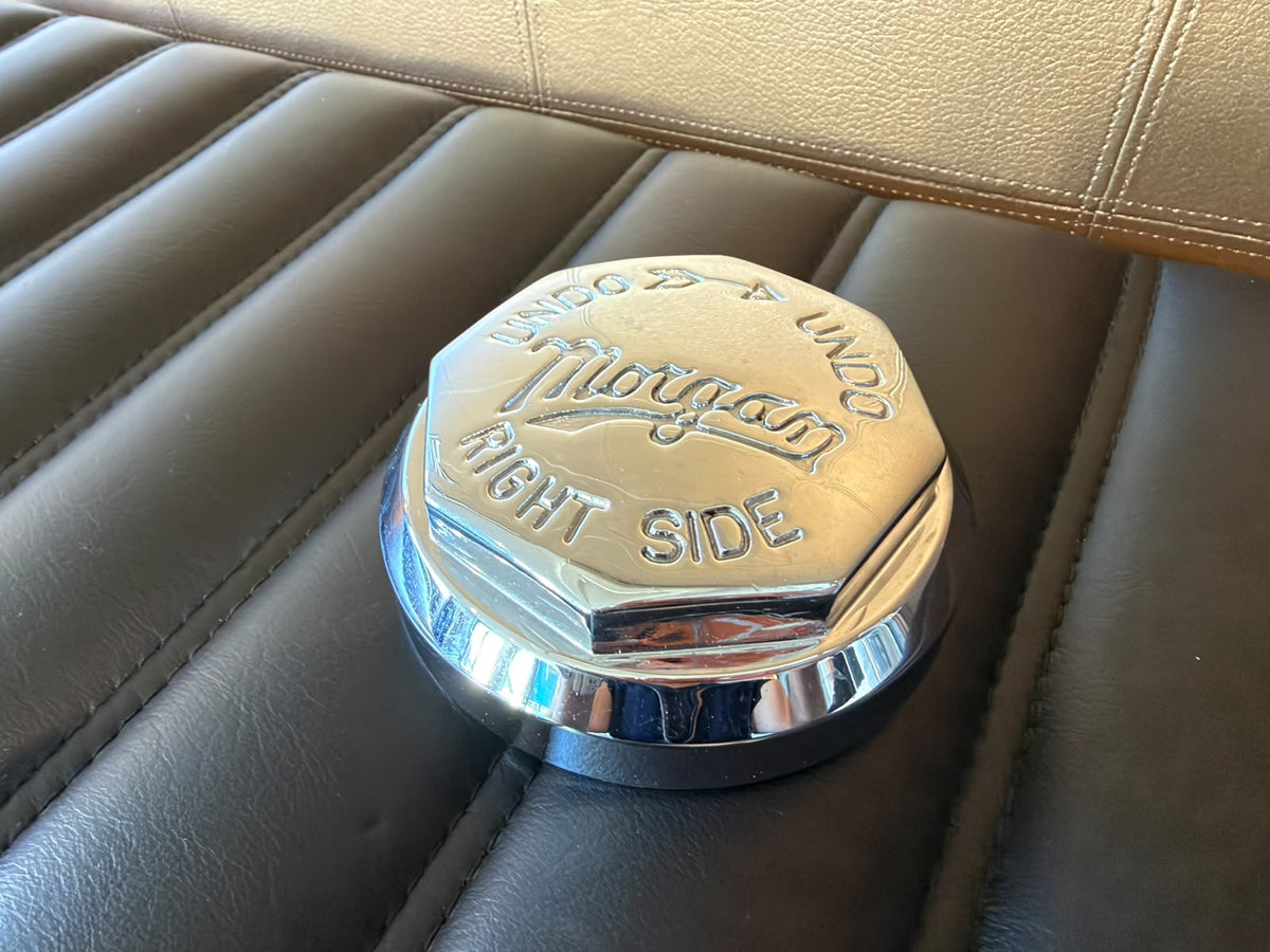 Morgan chrome centre wheel nut- Right