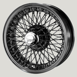 Black wire wheels, 6" x 15"