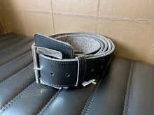 Leather Bonnet Belt (Black with Chrome Buckle)