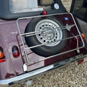 Librands Luggage rack for the traditional Morgan cars 1997 to 2020with bumpers.