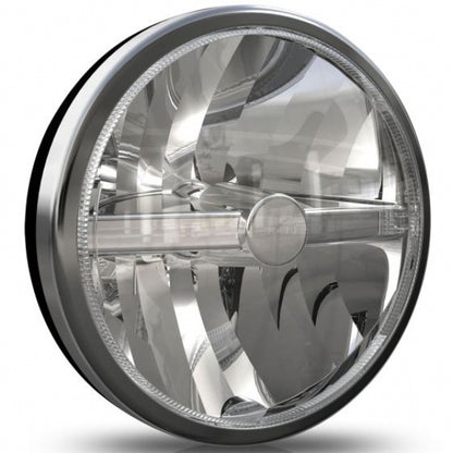Cibie Oscar Full Chrome LED Lights - 7 inch - Pair