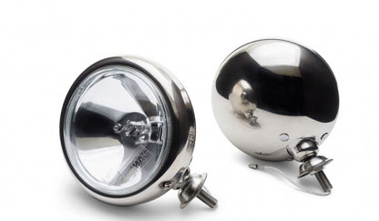 5" Spotlights/Spotlamps For Classic Cars, with wing fitting brackets