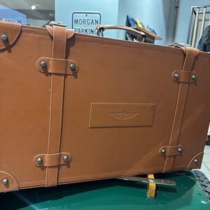 Morgan Leather Suitcase, Tan Brown