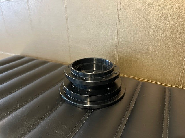 Librands Steering Wheel Boss - Black. For Dished Steering Wheels
