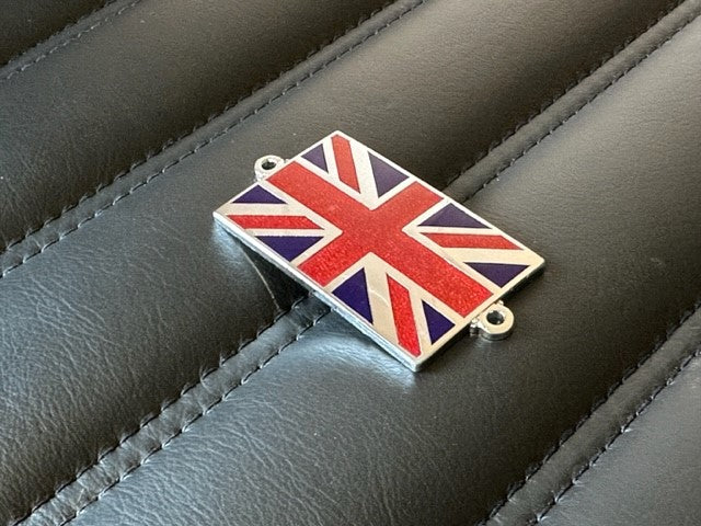 Union Jack Car Bonnet Badge